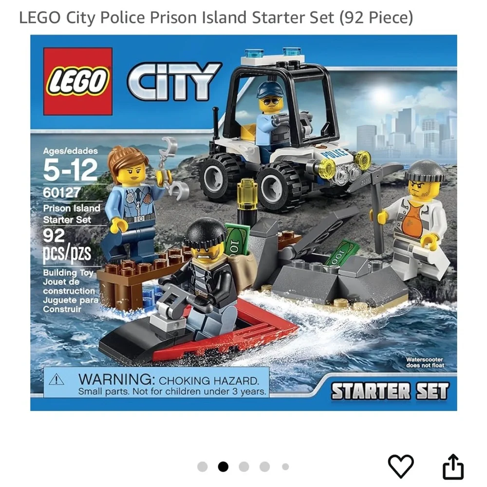 Lego City 60127- Prison Island Starter Set